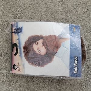 Bob Ross Halloween wif and beard custome